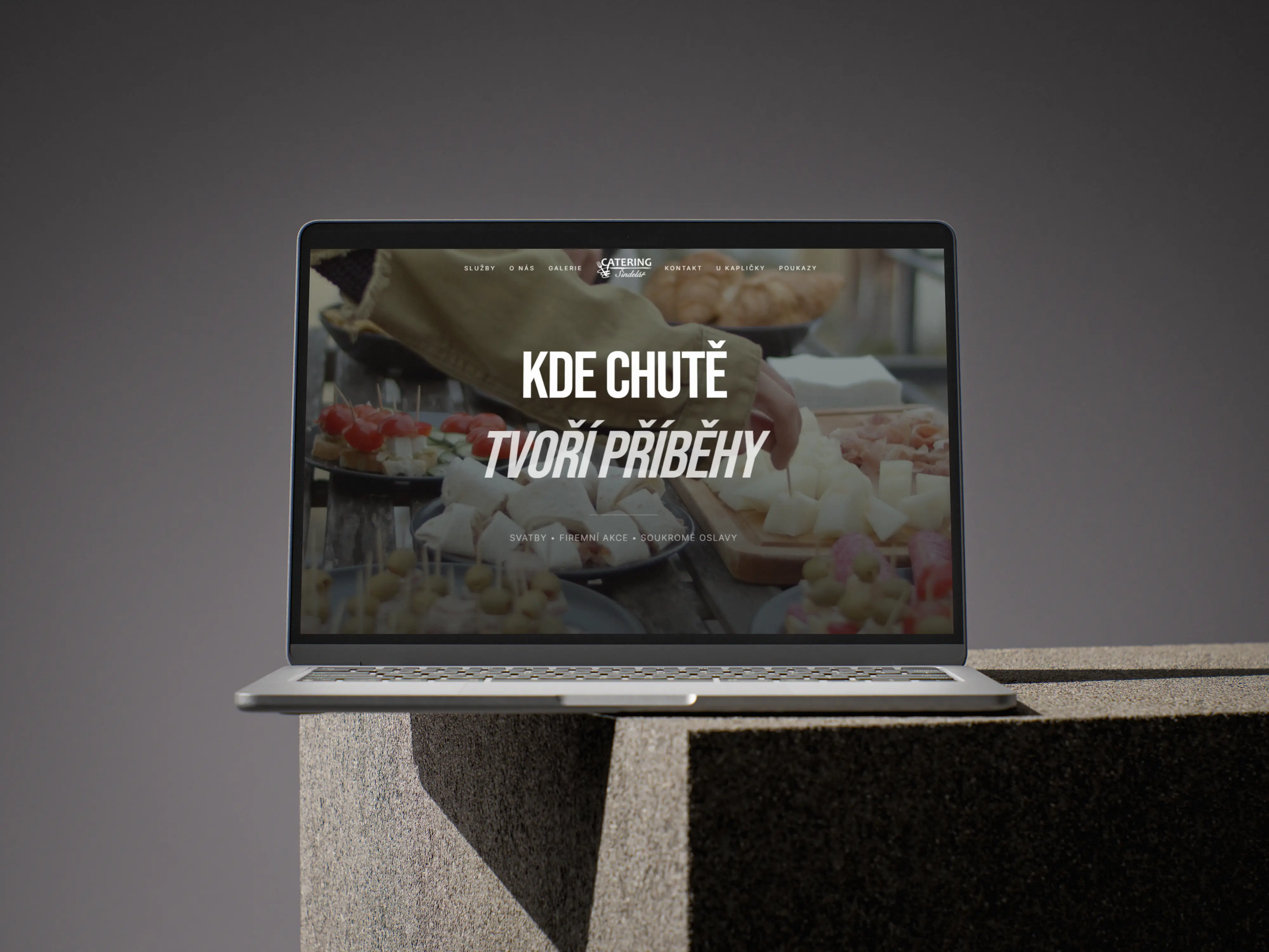 Náhled webu Catering Šindelář