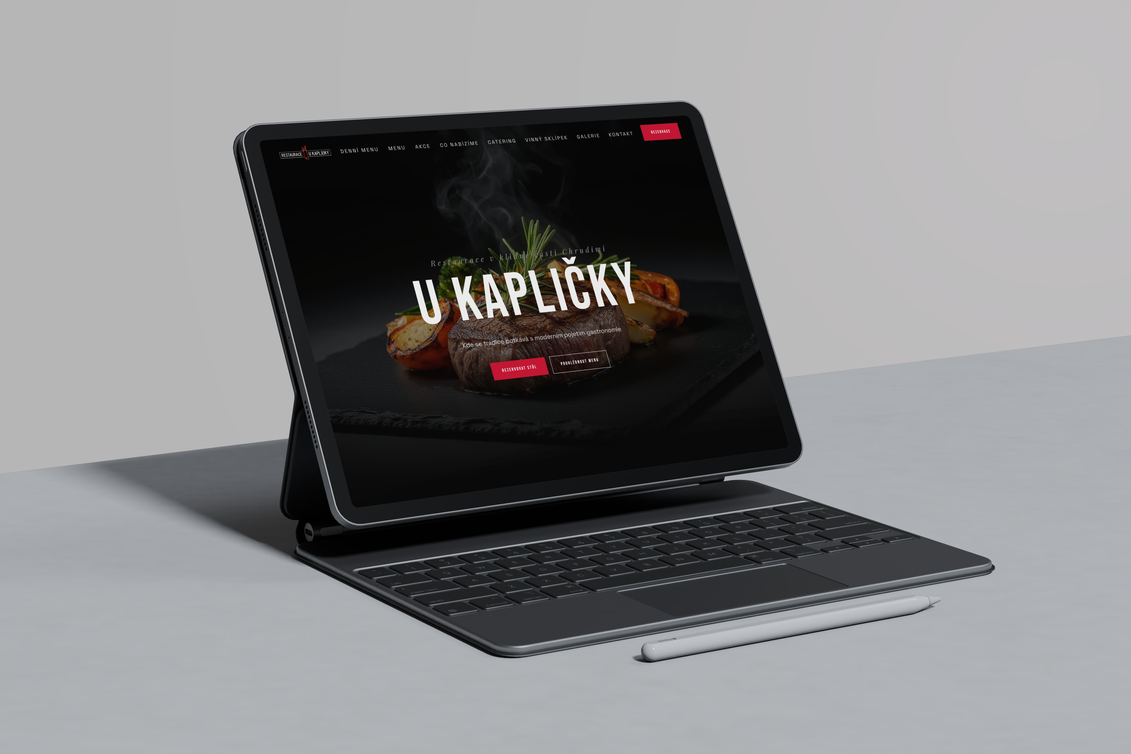 Ukázka webové prezentace - rozvržení a obsah